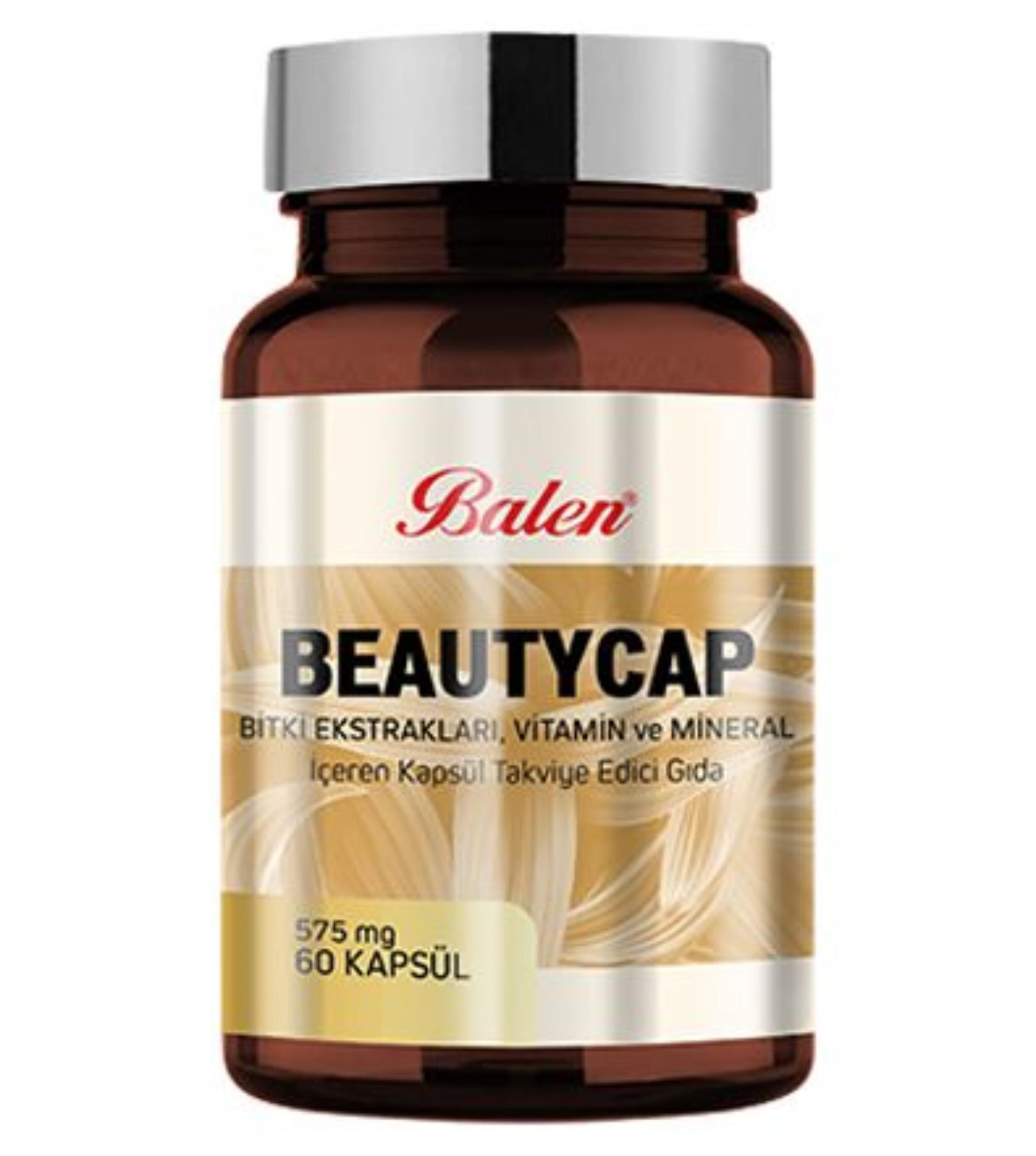 BEAUTYCAP BİTKİ EKSTRAKTLARI VİTAMİN VE  MİNERAL İÇEREN KAPSÜL