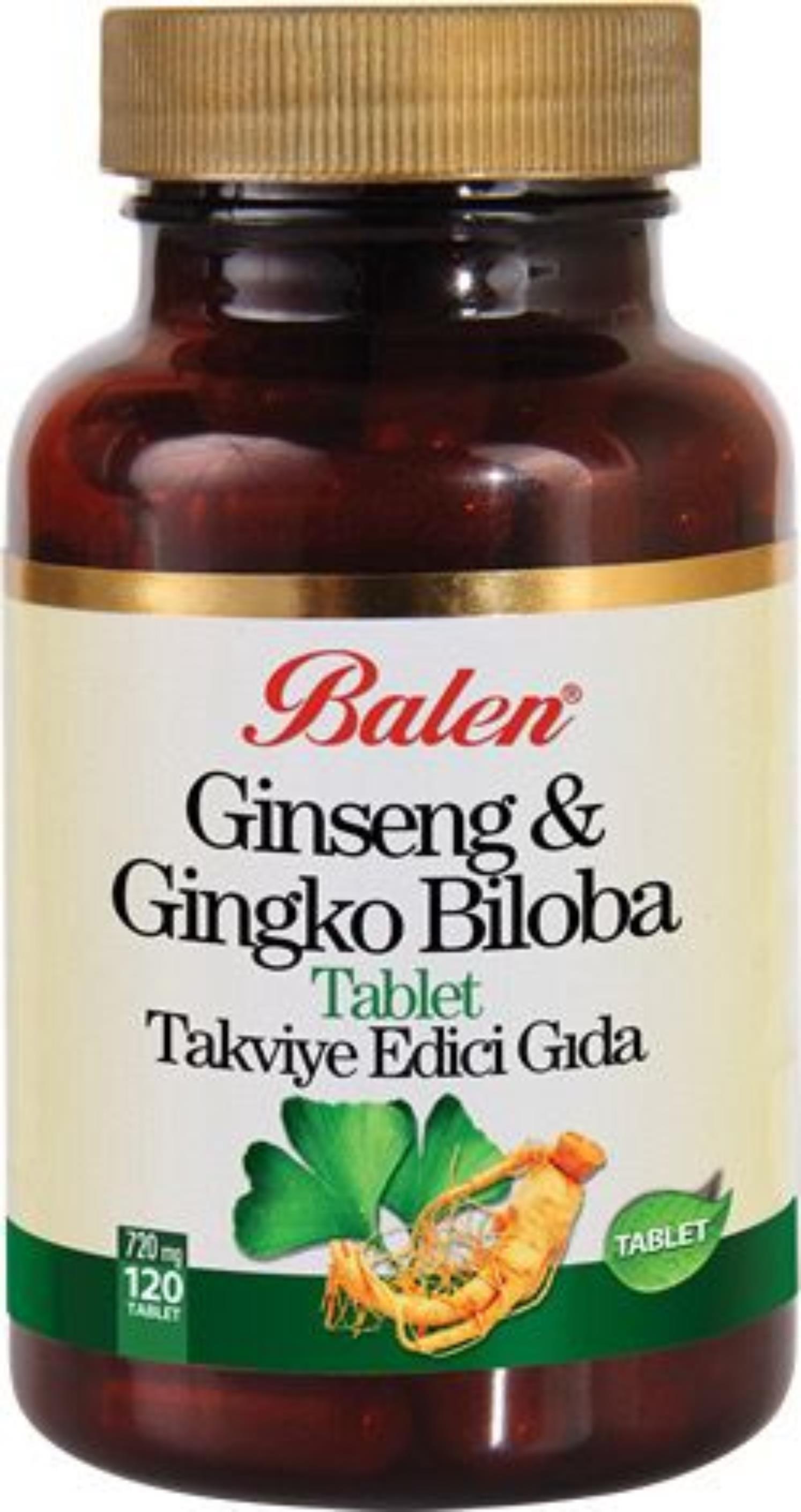 GINSENG & GINKGO  BİLOBA TABLET