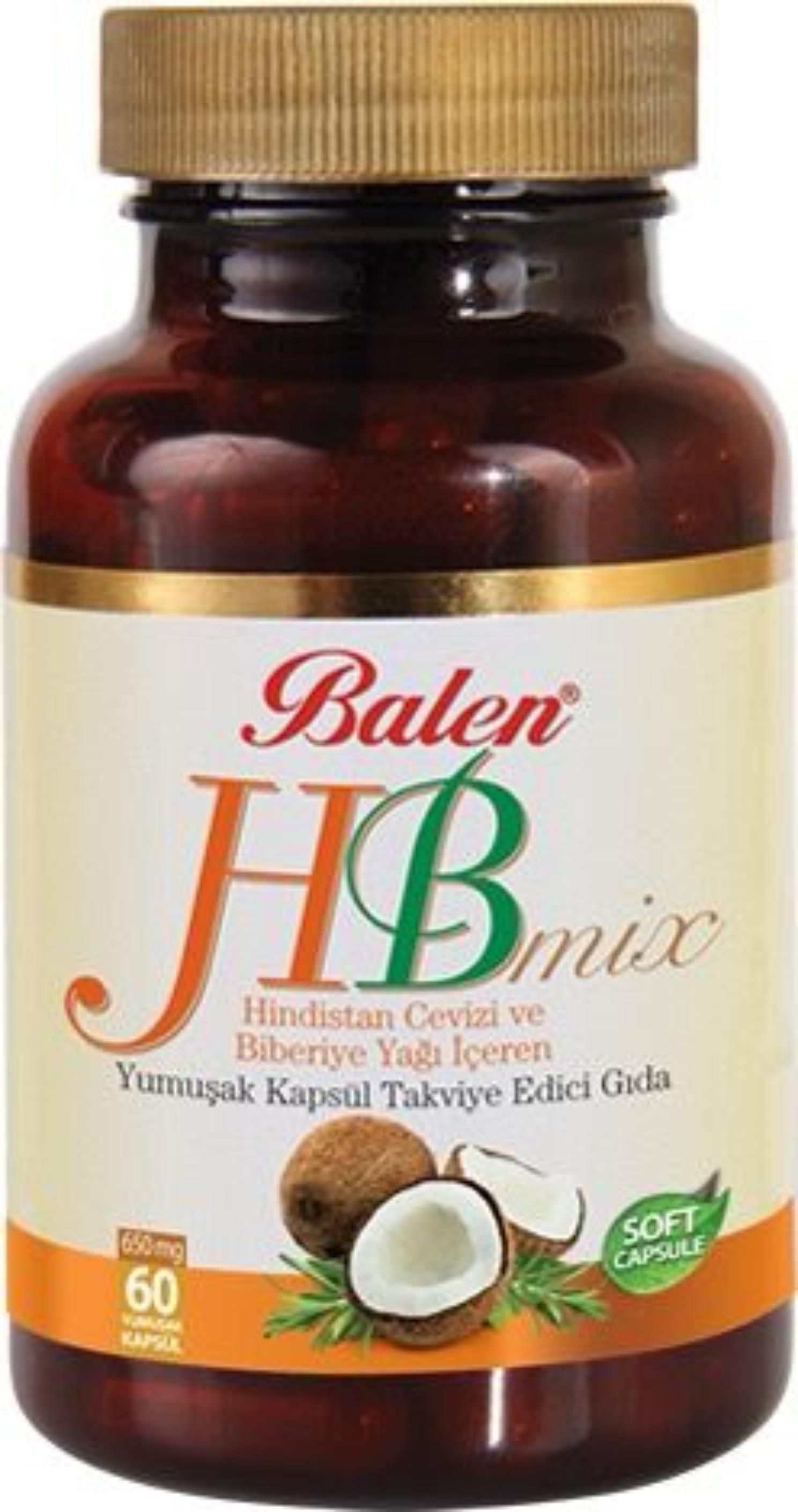 H & B MIX (HİNDİSTAN  CEVİZİ & BİBERİYE YAĞI)  YUMUŞAK KAPSÜL